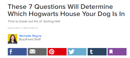 Buzzfeed Quiz Which Hogwarts House is Your Dog in