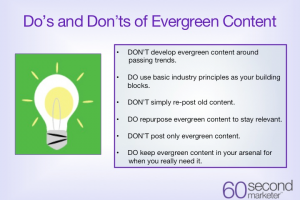dos and donts of evergreen content