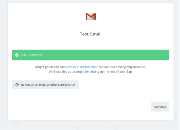 Test Gmail in Zapier