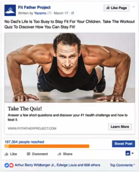 Fit Father Project campaign idea