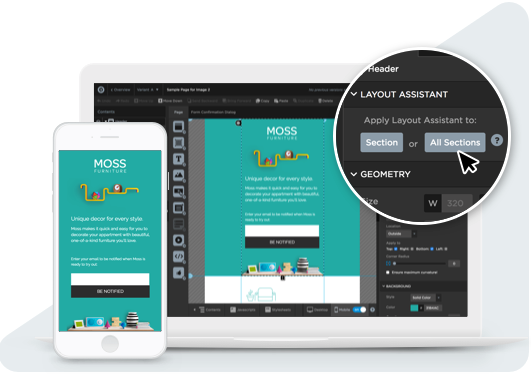 unbounce landing pages step 2