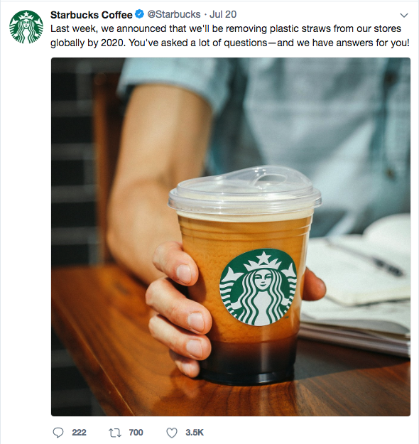 Starbucks Tweet
