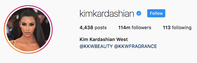 Kim Kardashian Instagram