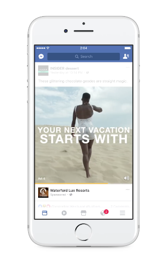 Facebook In-Stream Video ad