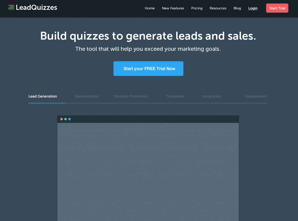 LeadQuizzes Website