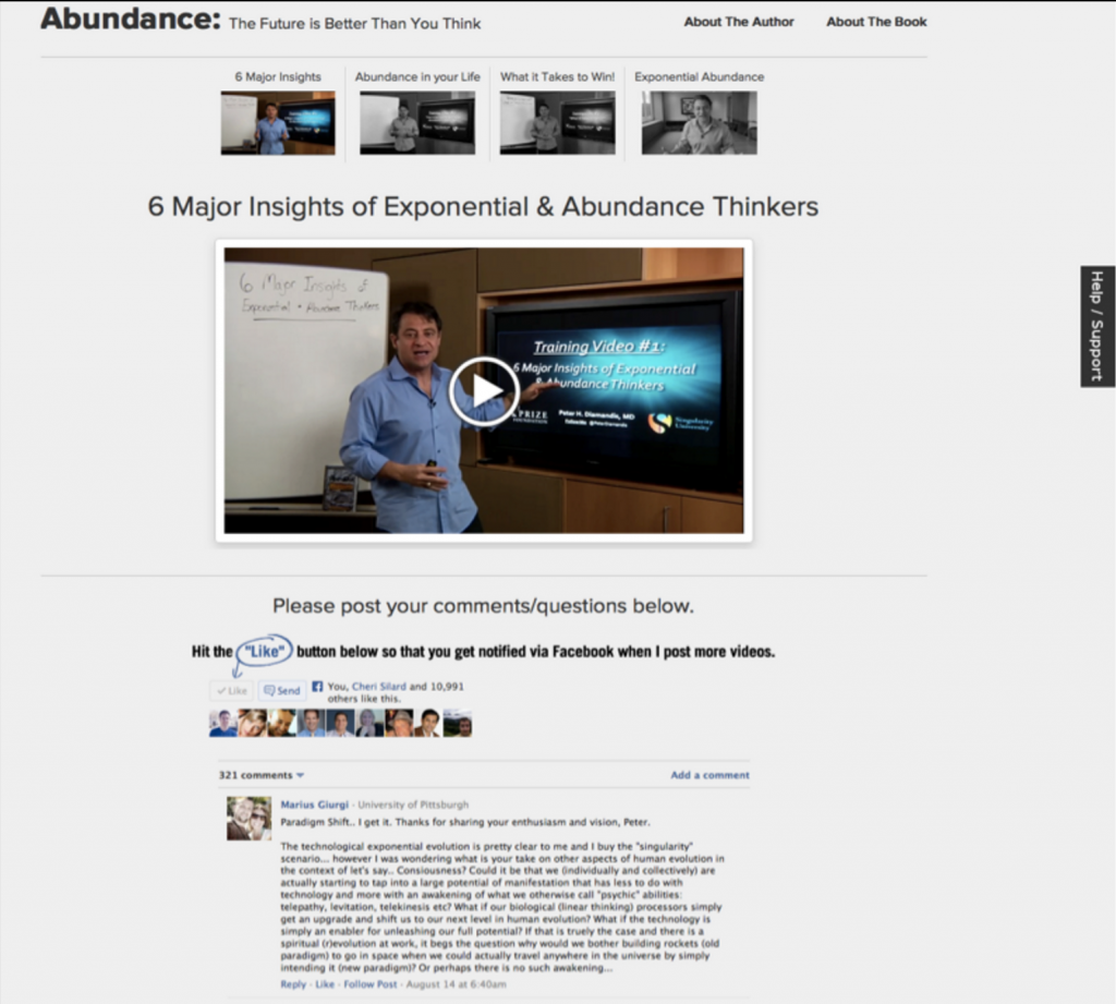 Exponential and Abundance Thinking Sales Video