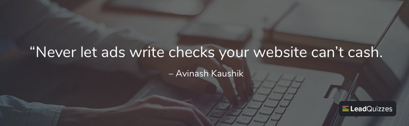 Avinash Kaushik marketing quote
