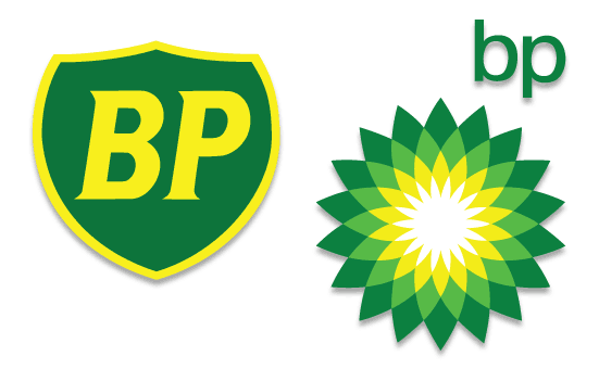 BP old and new logo