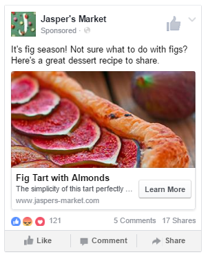 Facebook mobile ad