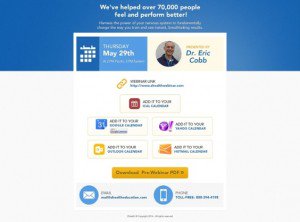 webinar attendance - we've helped over 70,000 people
