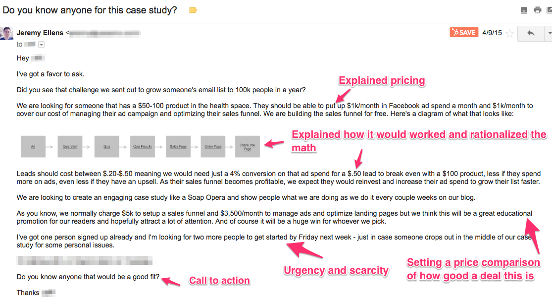 Referral Request Email