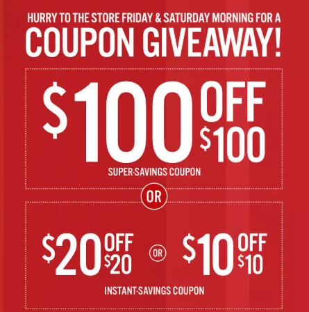 coupon giveaway ideas