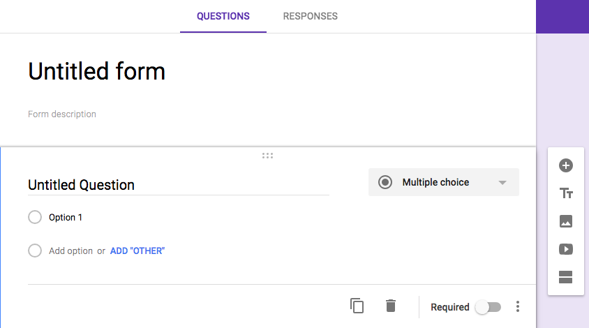 Google Forms poll