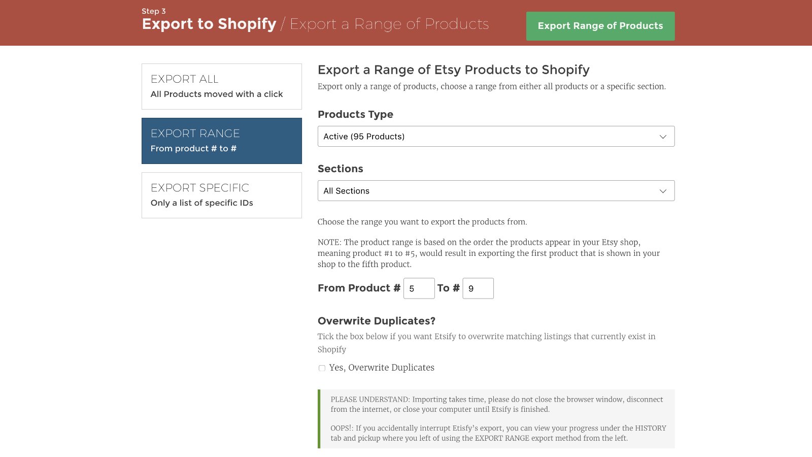 Shopify Inventory Management Etsify