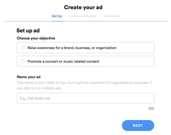 Spotify advertising 2