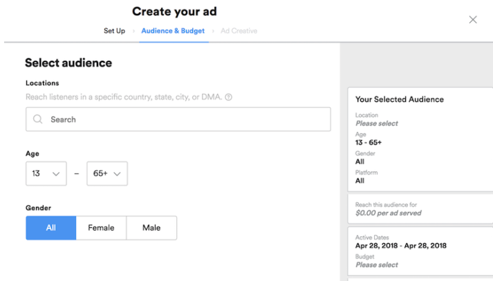 Spotify advertising 3