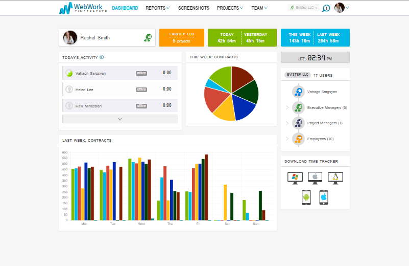 WebWork Time Tracker