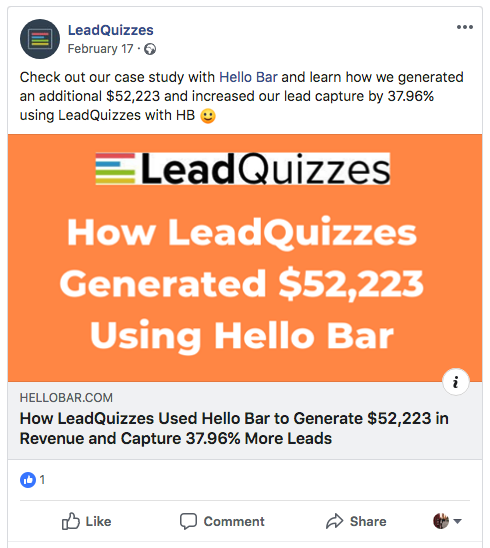 LeadQuizzes Blog Post