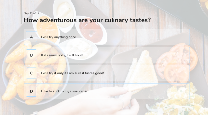 restaurant marketing quiz