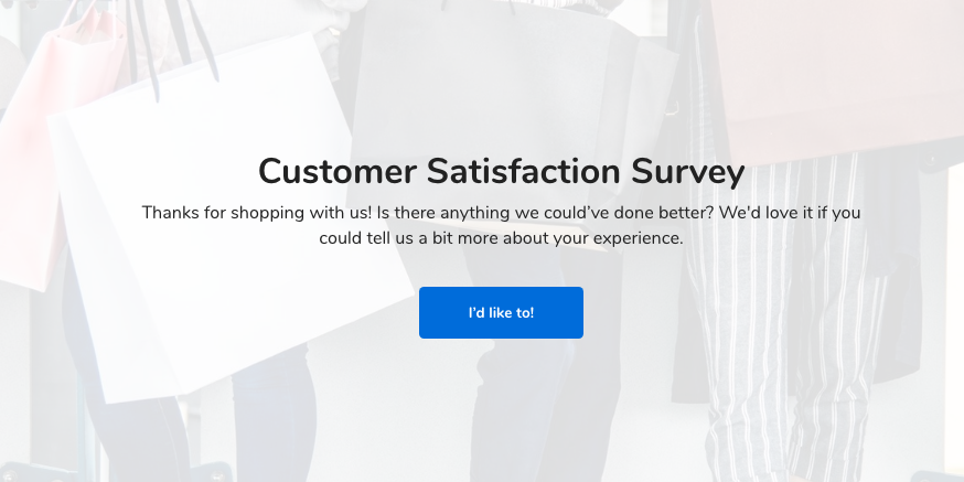 customer satisfaction survey 