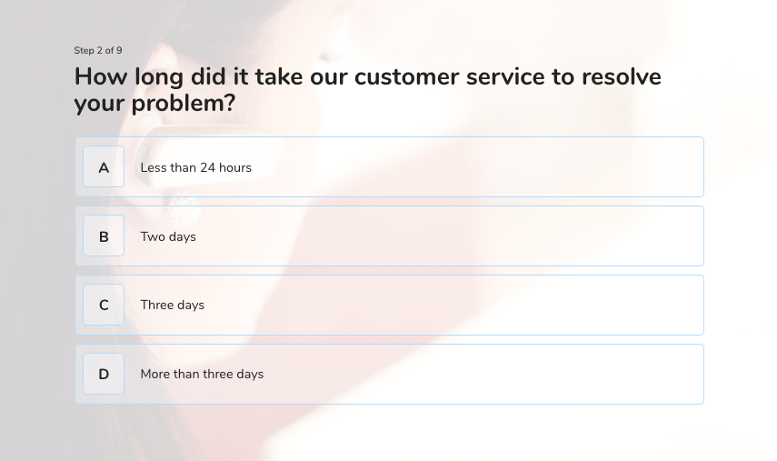 customer service survey questions