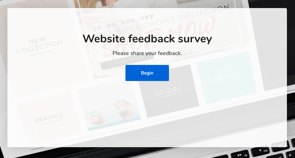 Website Feedback Survey