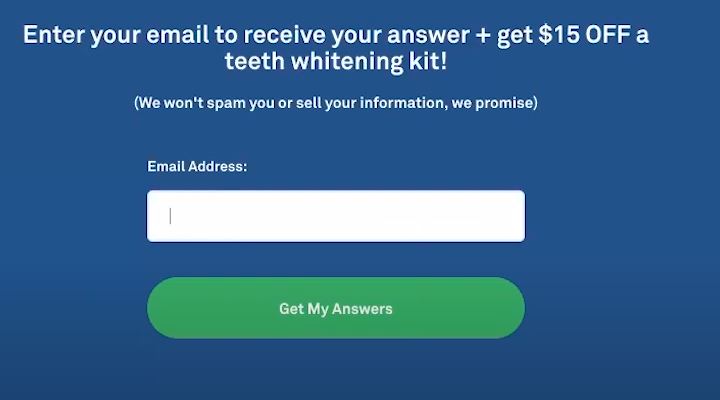 Frictionless Optin Page