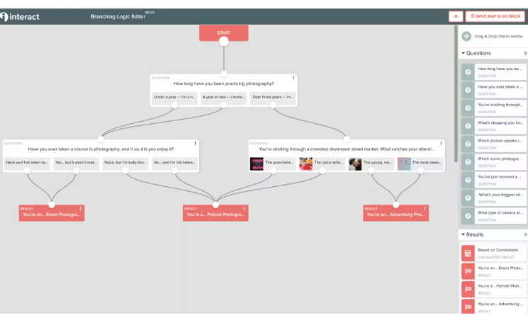 TryInteract dashboard