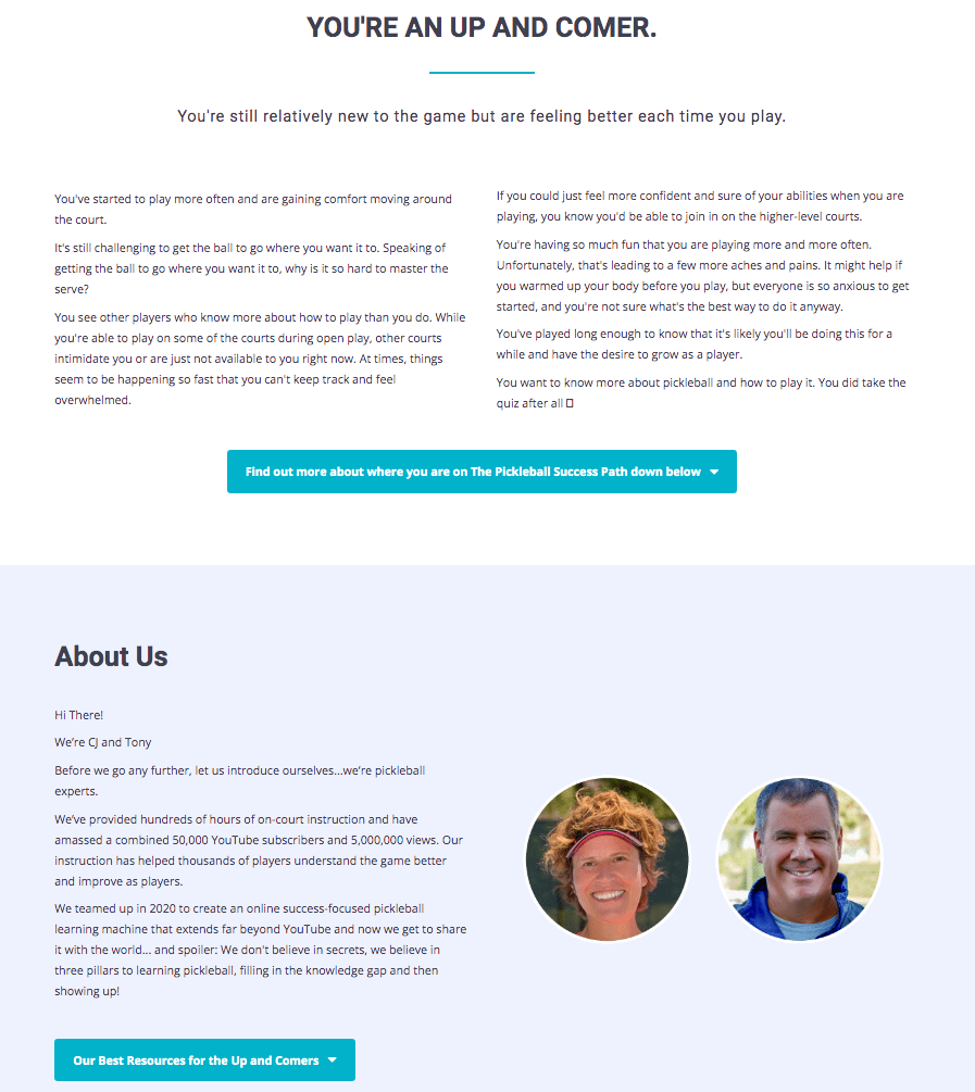 Result URL Redirect To Landing Page