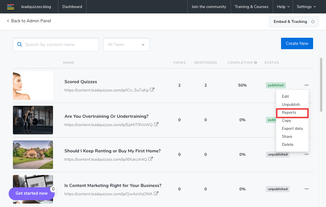 Access analytics dashboard