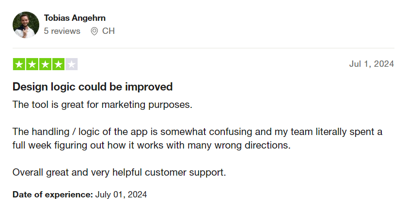 ScoreApp customer opinion