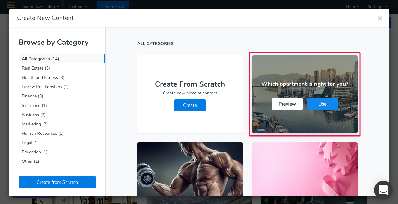 how to create a quiz lead magnet - add visuals