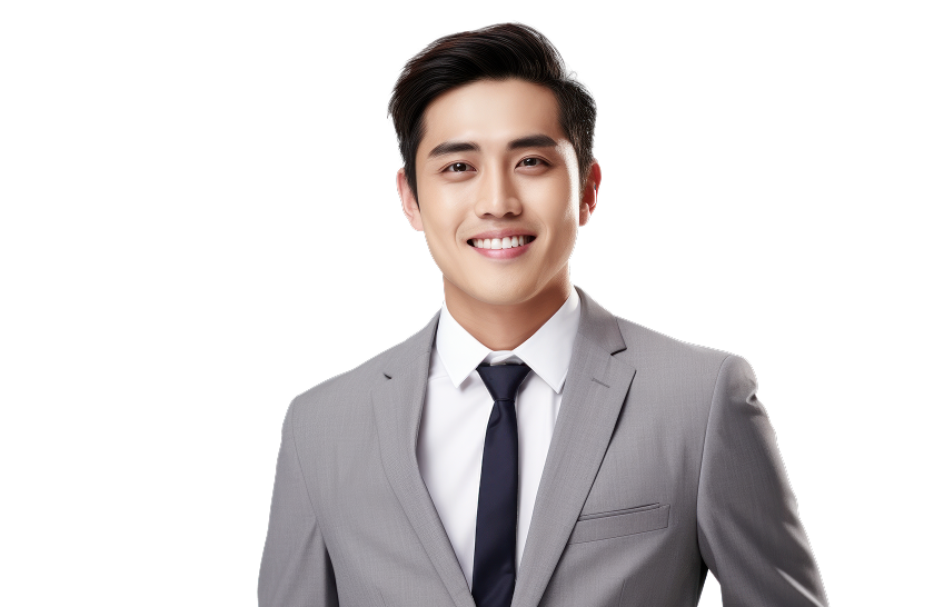 man in business attire portrait