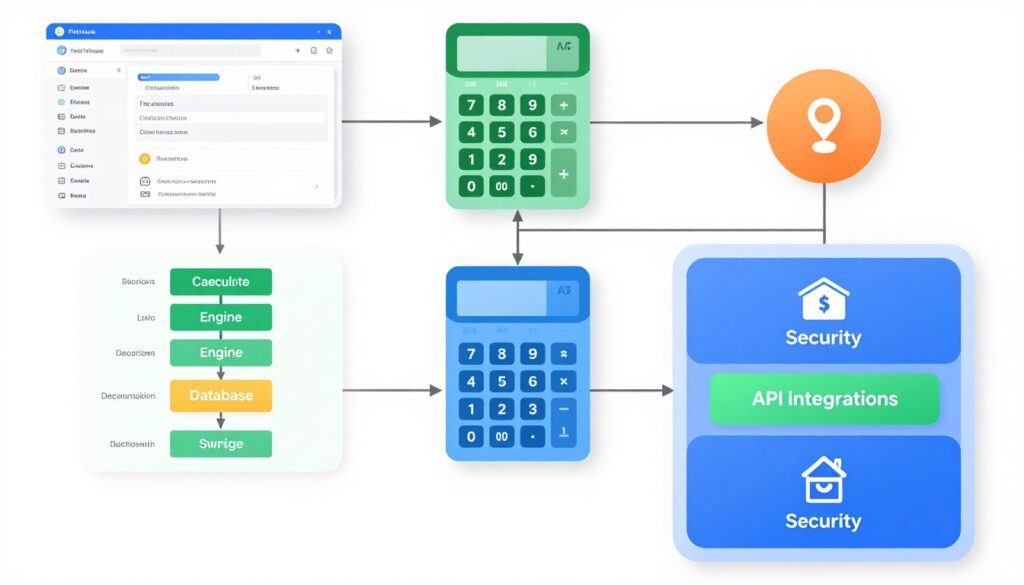 technical architecture of roi calculator system