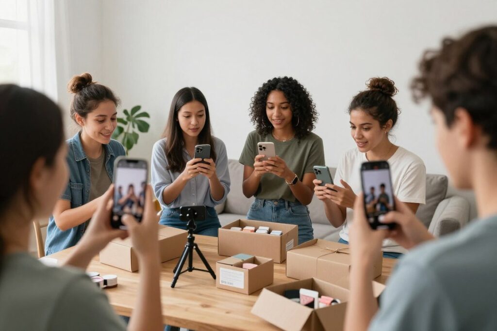 ugc creators producing content for brands