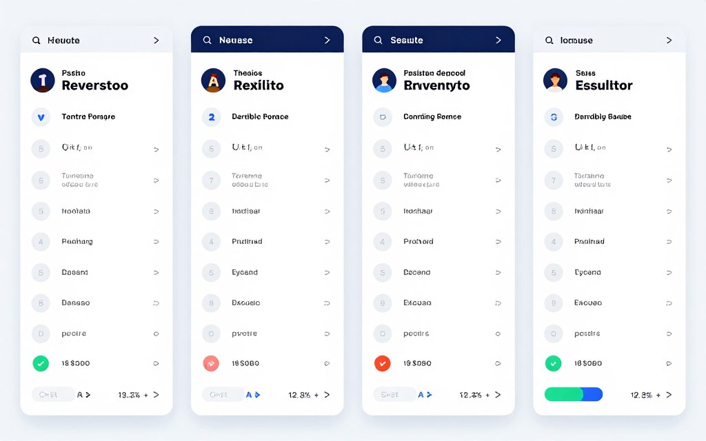 A/B test comparison of different quiz result page designs