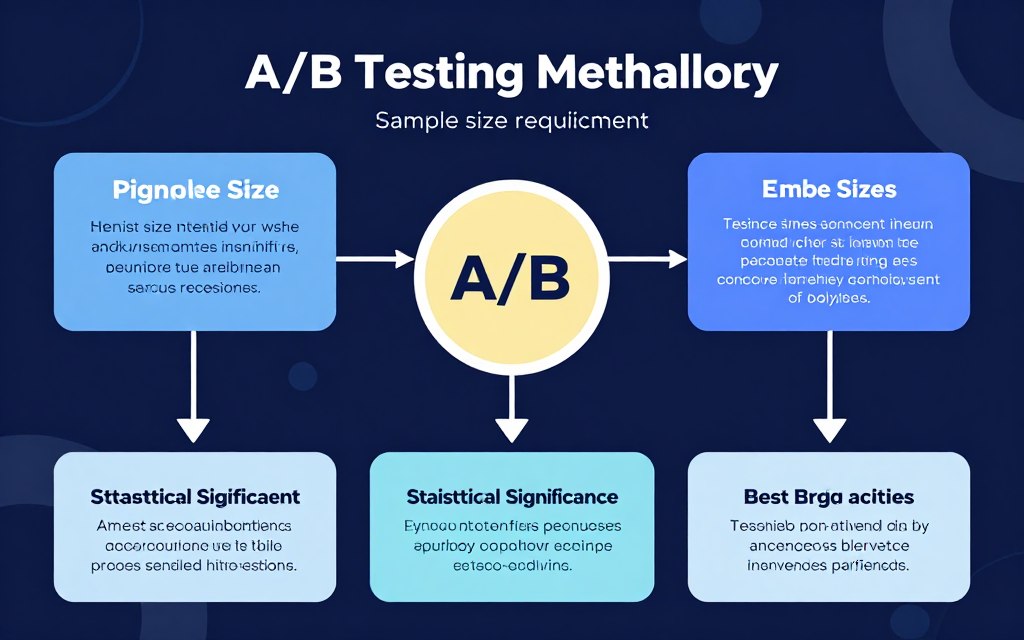 A/B testing methodology and best practices visualization