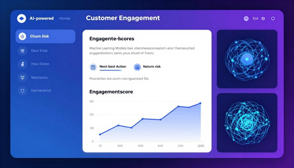 AI-powered predictive engagement visualization