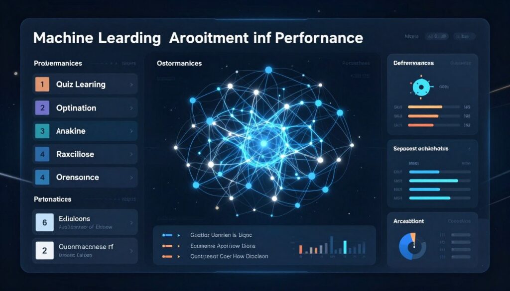 AI-powered quiz marketing platform showing machine learning optimization features