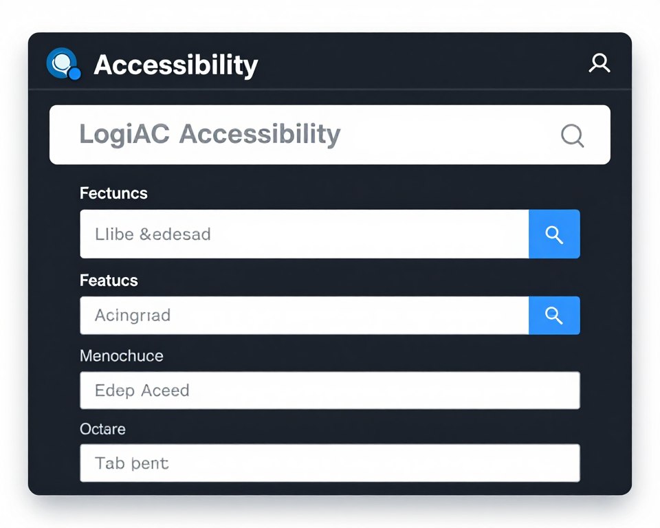 Accessible form design with clear labels and structure