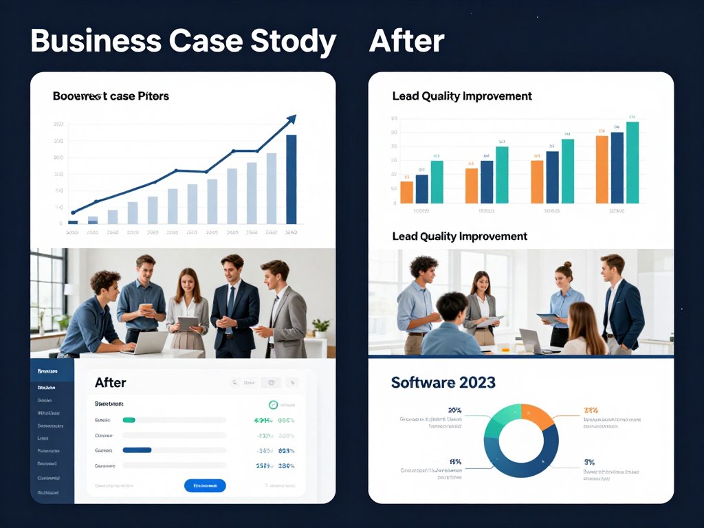 B2B software success story showing conversion improvement