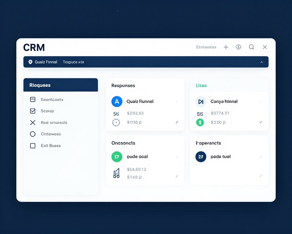 CRM integration showing lead data sync