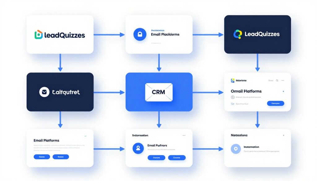 Integration ecosystem showing connected marketing tools