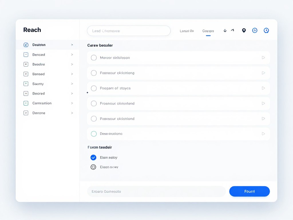 Lead capture form builder showing field customization options