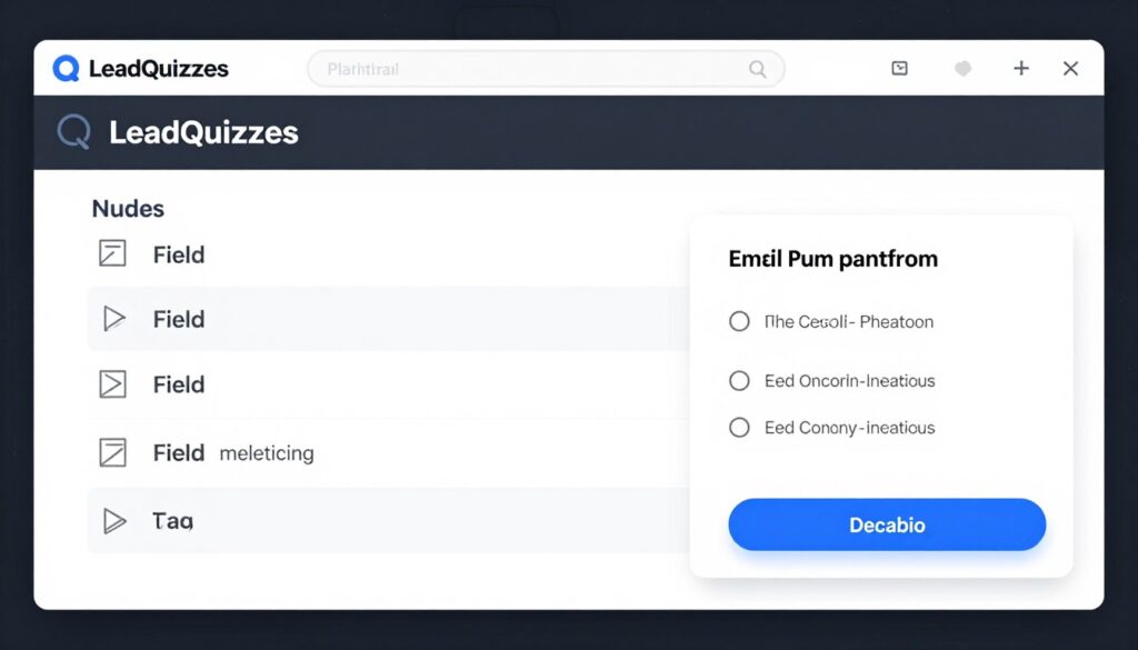 LeadQuizzes integration setup interface