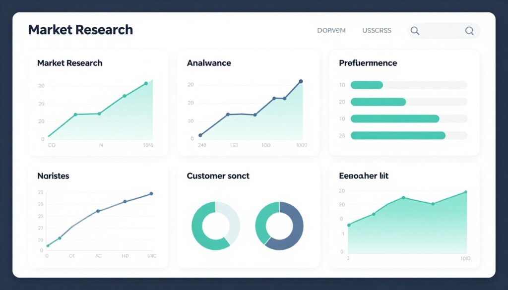 Market research insights gathered from quiz responses and analytics