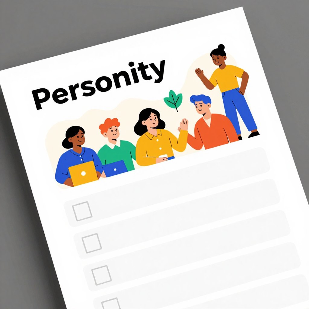 Personality quiz template preview