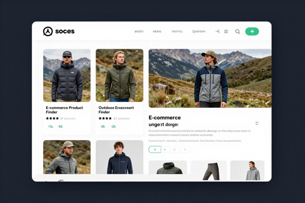 Product recommendation quiz interface for e-commerce