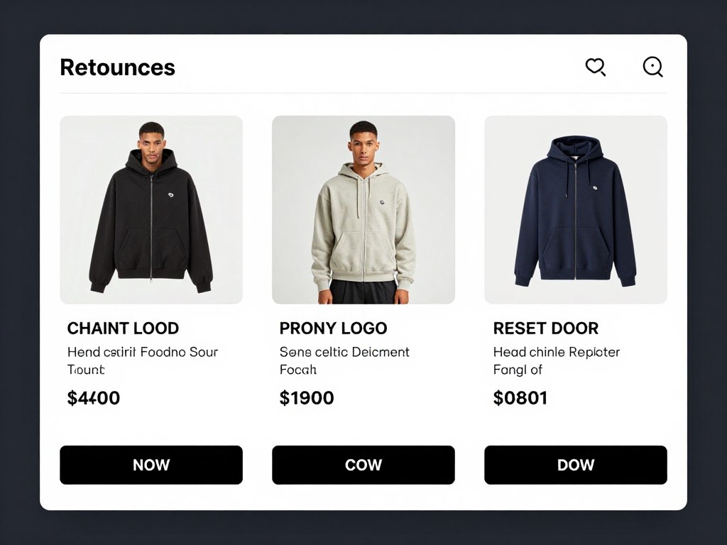 Product recommendation quiz showing matched products