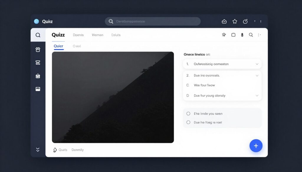 Question editor showing answer customization options